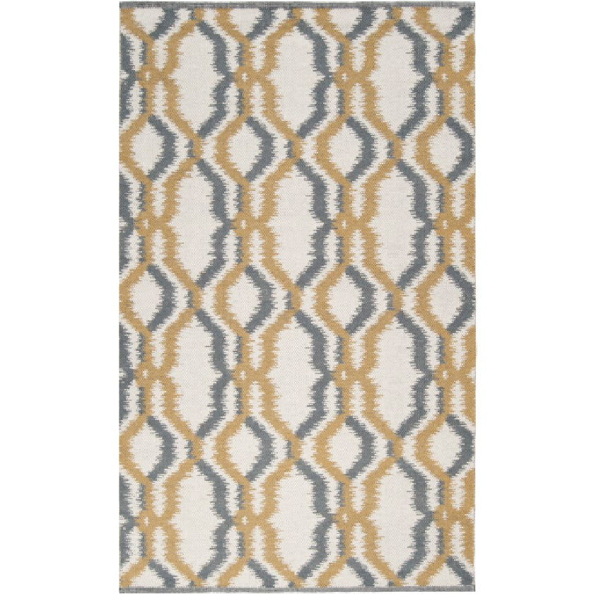 Holtville Modern Cream/Charcoal Area Rug
