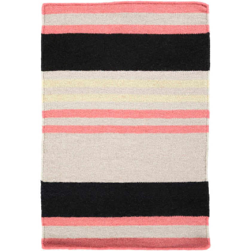 Siloam Modern Gray/Pink Area Rug