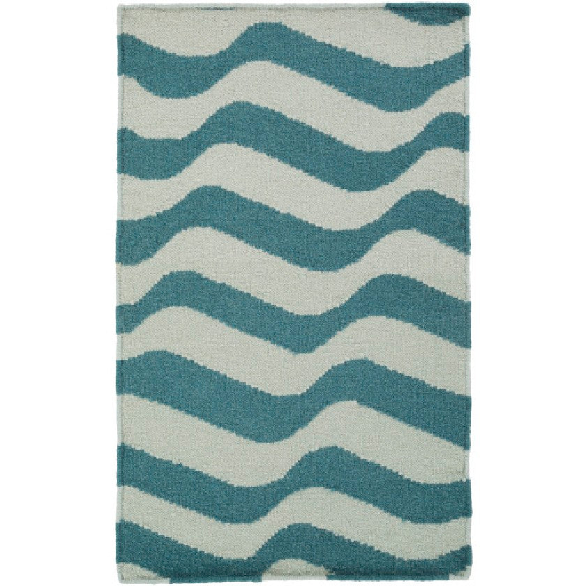 Silverthorne Modern Blue Area Rug