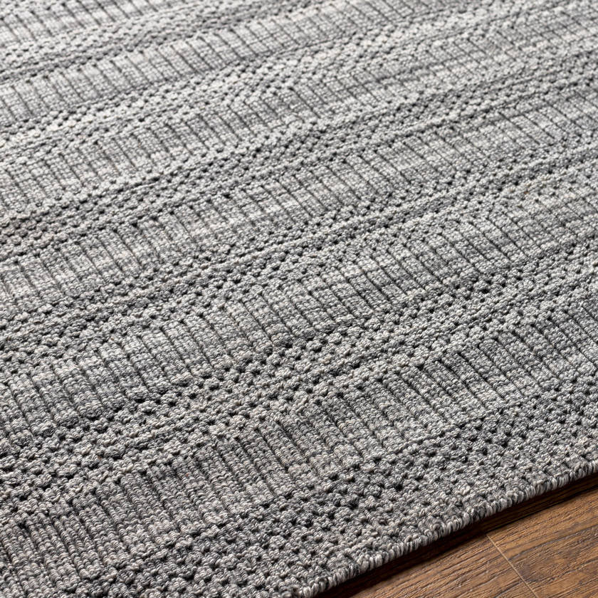 Nikitas Modern Charcoal Area Rug