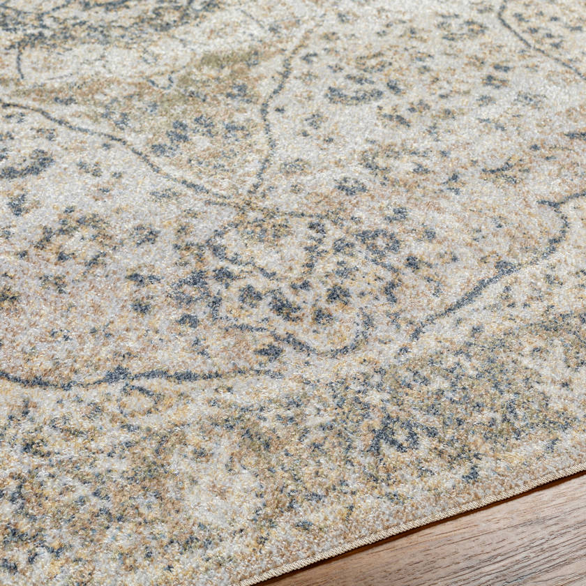 Eminence Traditional Camel Washable Area Rug