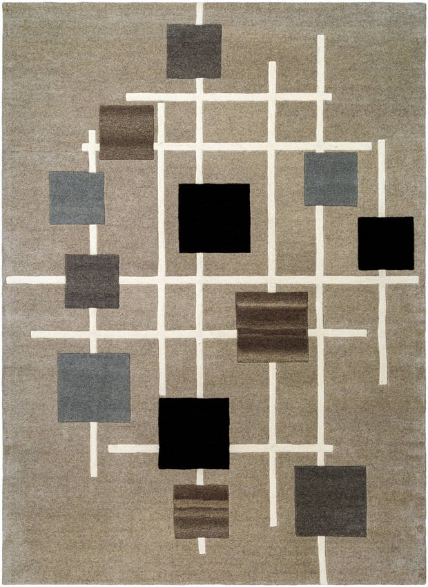 Charlo Modern Grey Area Rug