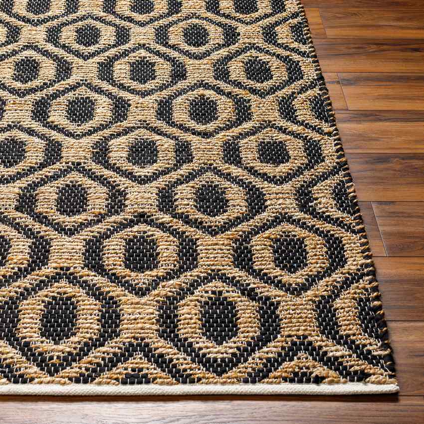 Diandria Modern Tan/Black Area Rug