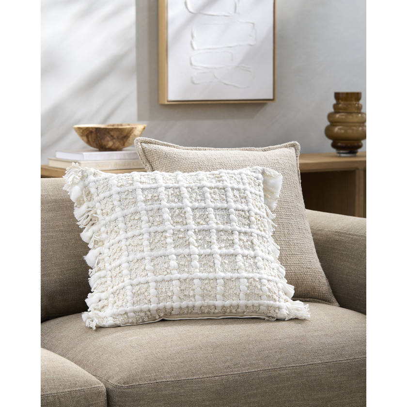 Boe Off-White Pillow Cover