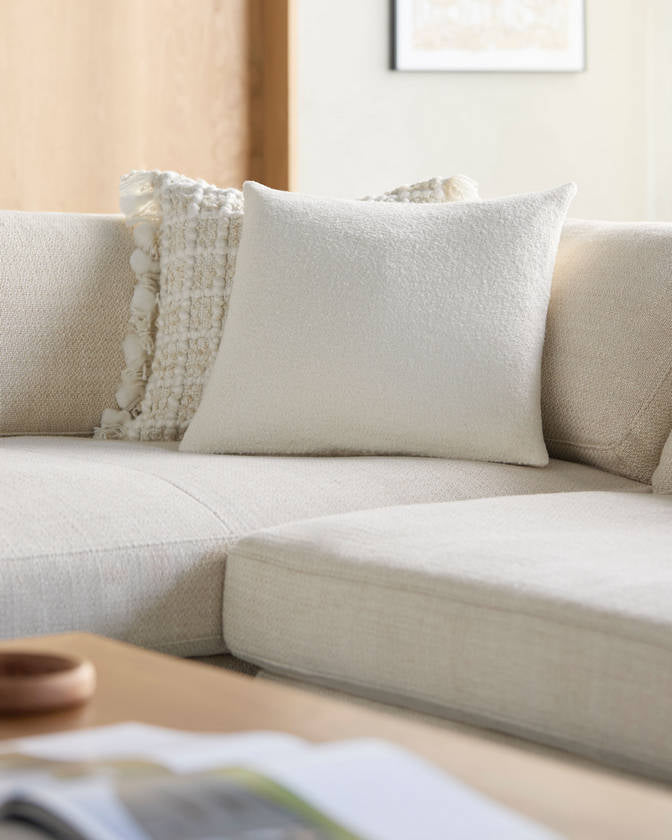 Latrista Off-White Pillow Cover