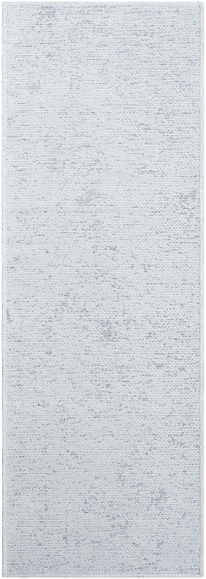 Tobey Solid and Border Light Sage Washable Area Rug