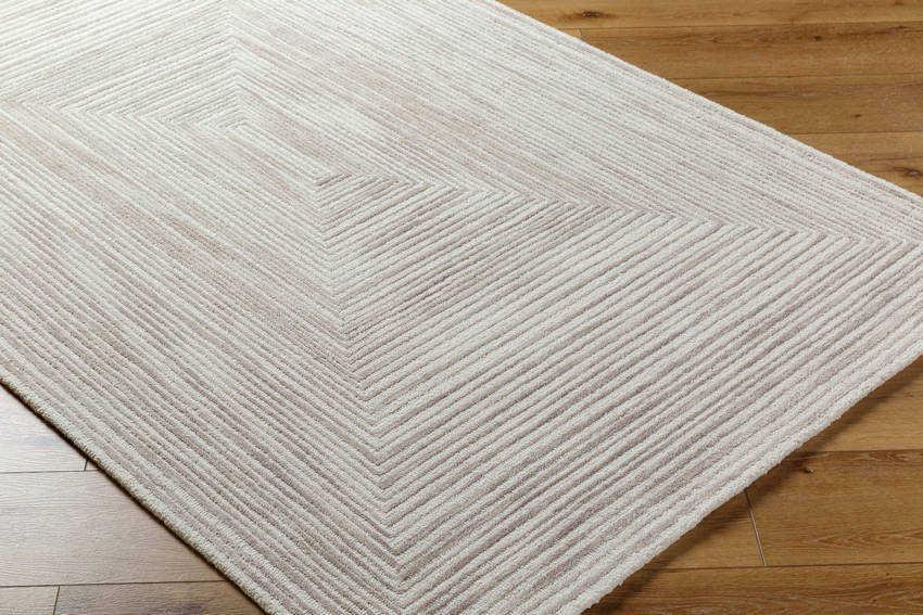 Antwann Modern Light Silver Area Rug