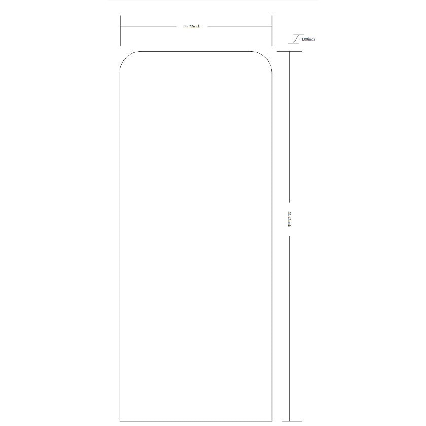 Lashunda Modern Black Wall Mirror