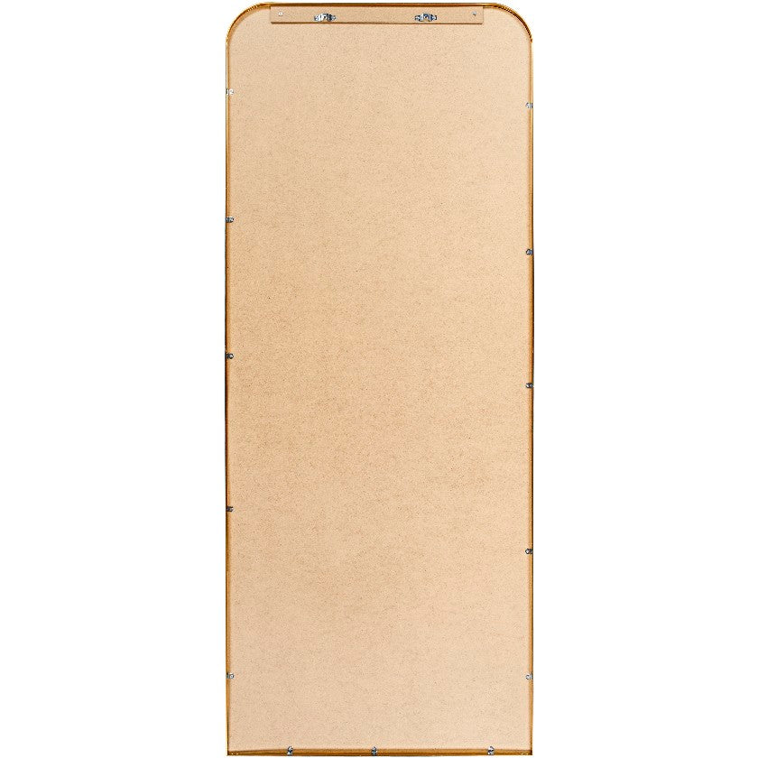 Lashunda Modern Gold Wall Mirror