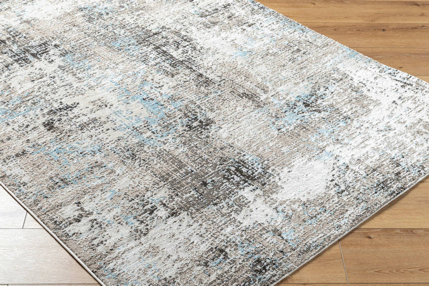 Latonya Rustic Ivory/Blue Area Rug
