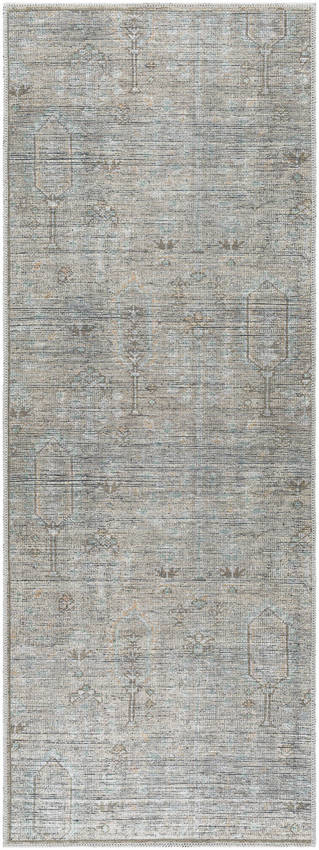 Darling Traditional Sterling Grey Washable Area Rug - Becki Owens x Livabliss