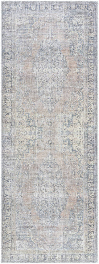 Darling Traditional Light Silver Washable Area Rug - Becki Owens x Livabliss