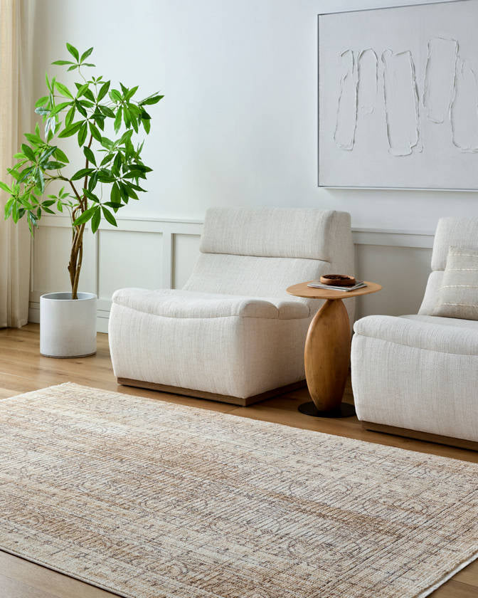 Arline Bohemian/Global Khaki Area Rug