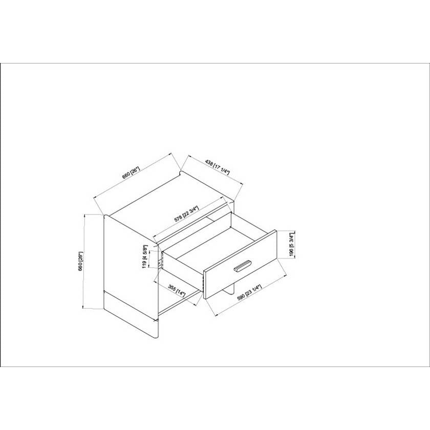 Clint Brown Nightstand