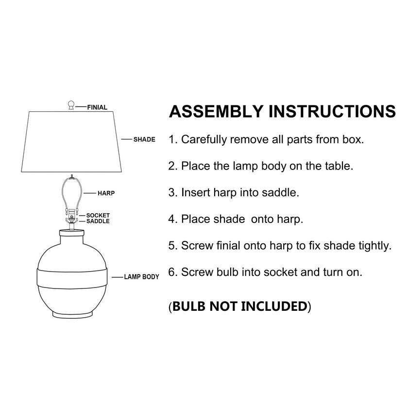 Jeriesha Global Wheat Table Lamp