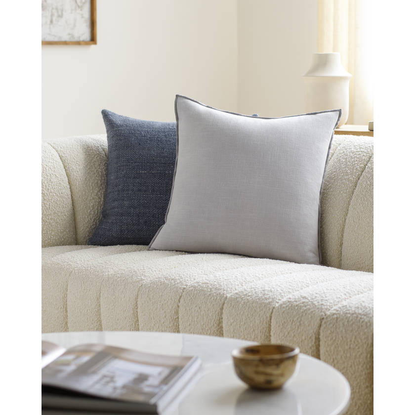 Christine Light Gray Pillow Cover