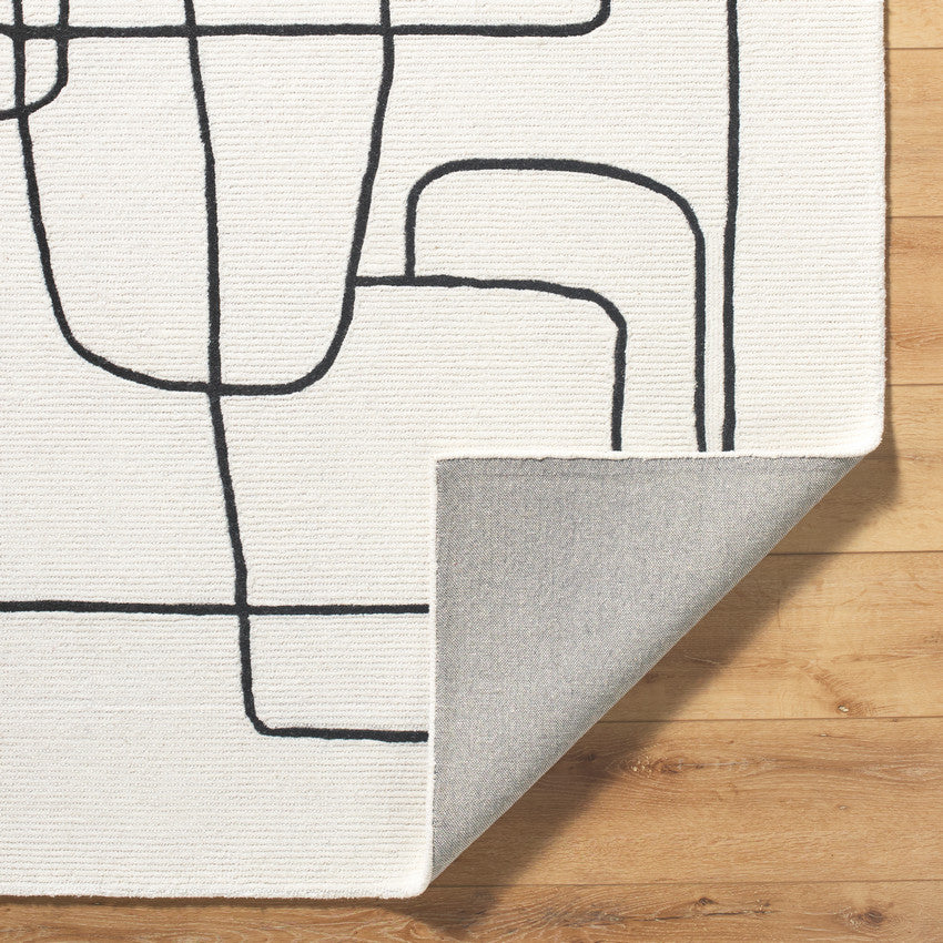 Uzoamaka Modern Ivory Area Rug