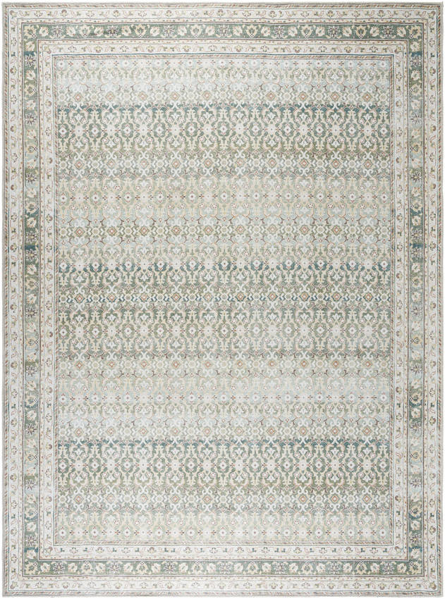 Rainier Traditional Olive Washable Area Rug - Our PNW Home x Livabliss