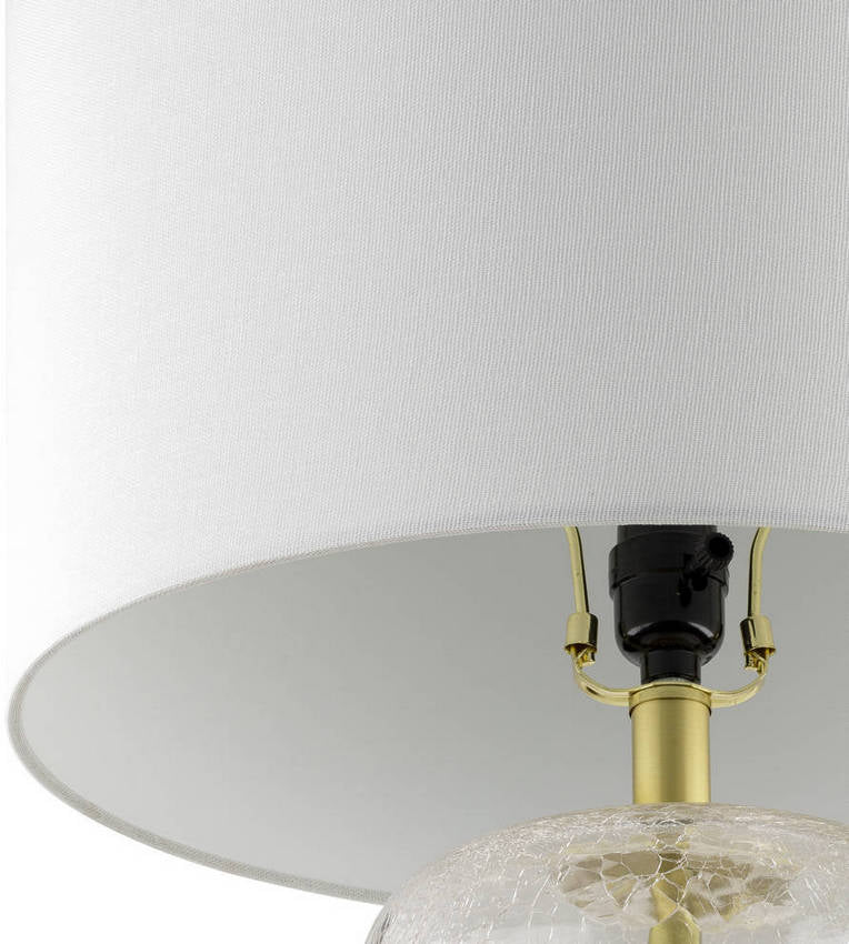 Carissia Modern White Table Lamp