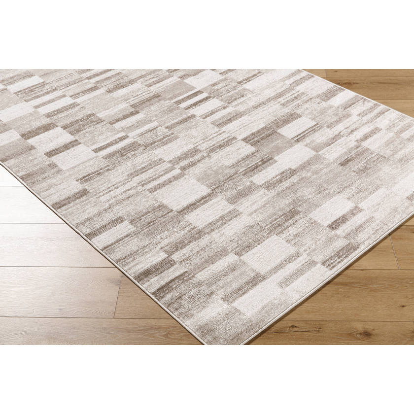 Dantrell Modern Dark Brown Area Rug