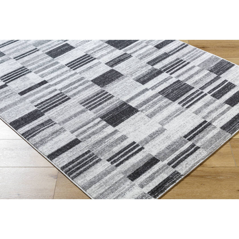 Keyatta Modern Black Area Rug