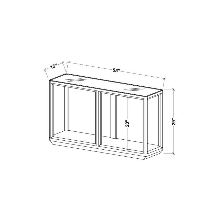 Gila Wheat Console Table