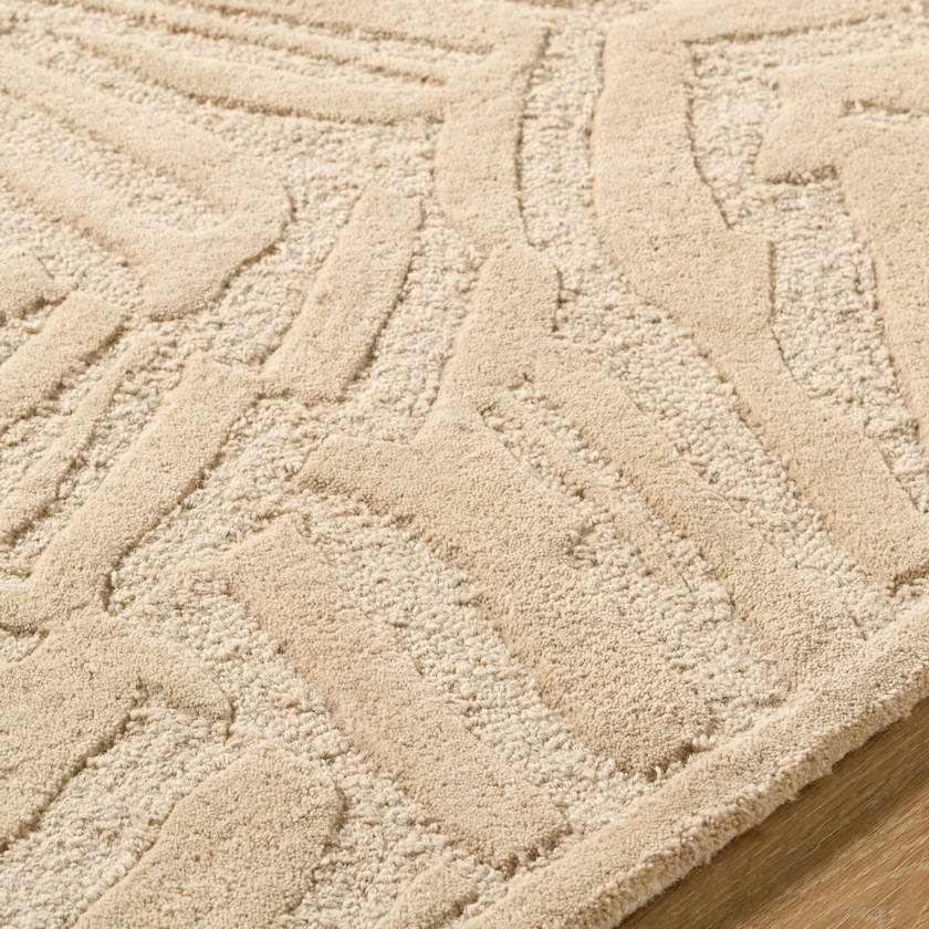 Herington Modern Cream Area Rug