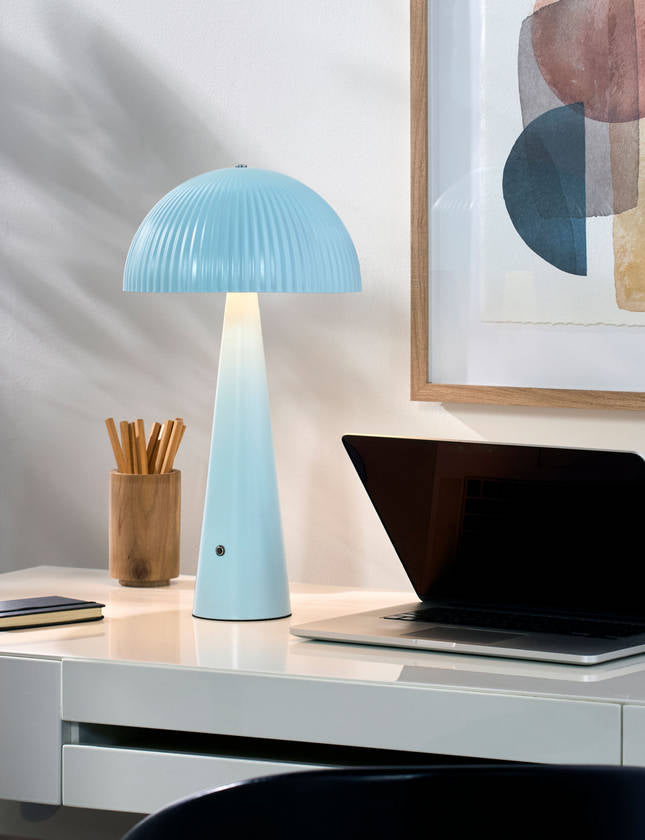 Tyisha Modern Aqua Table Lamp