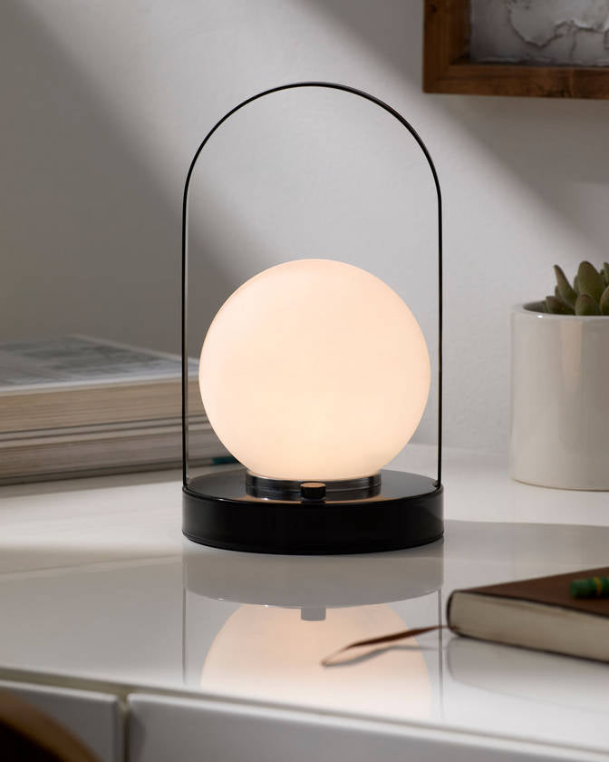 Angelito Traditional Black Table Lamp