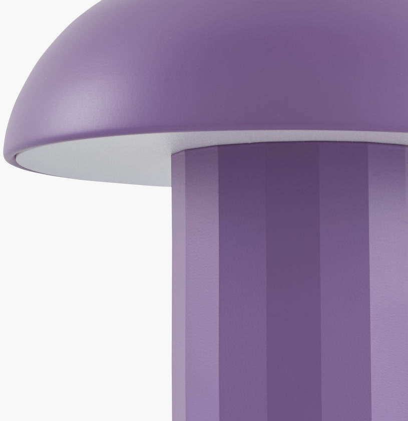 Saturnino Traditional Purple Table Lamp