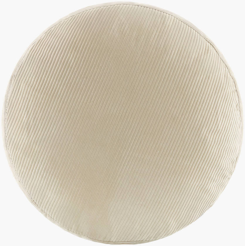 Benjiman Beige Pouf