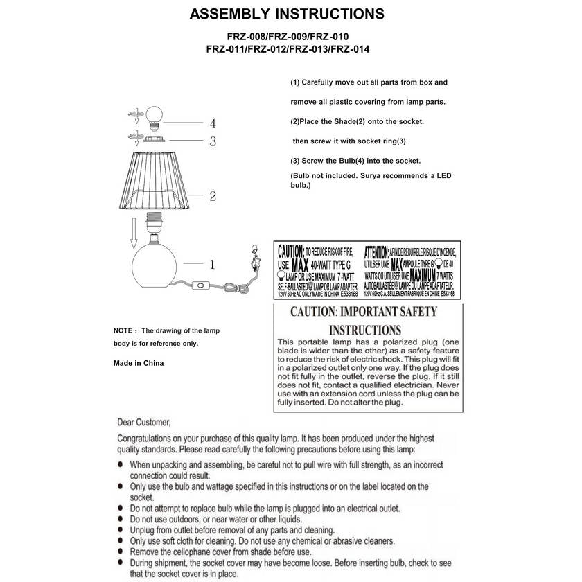 Travarus Modern Aqua Table Lamp