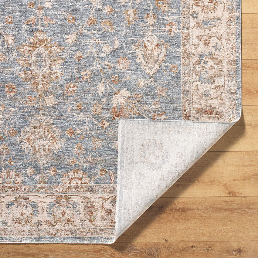 Jomarie Traditional Blue Area Rug