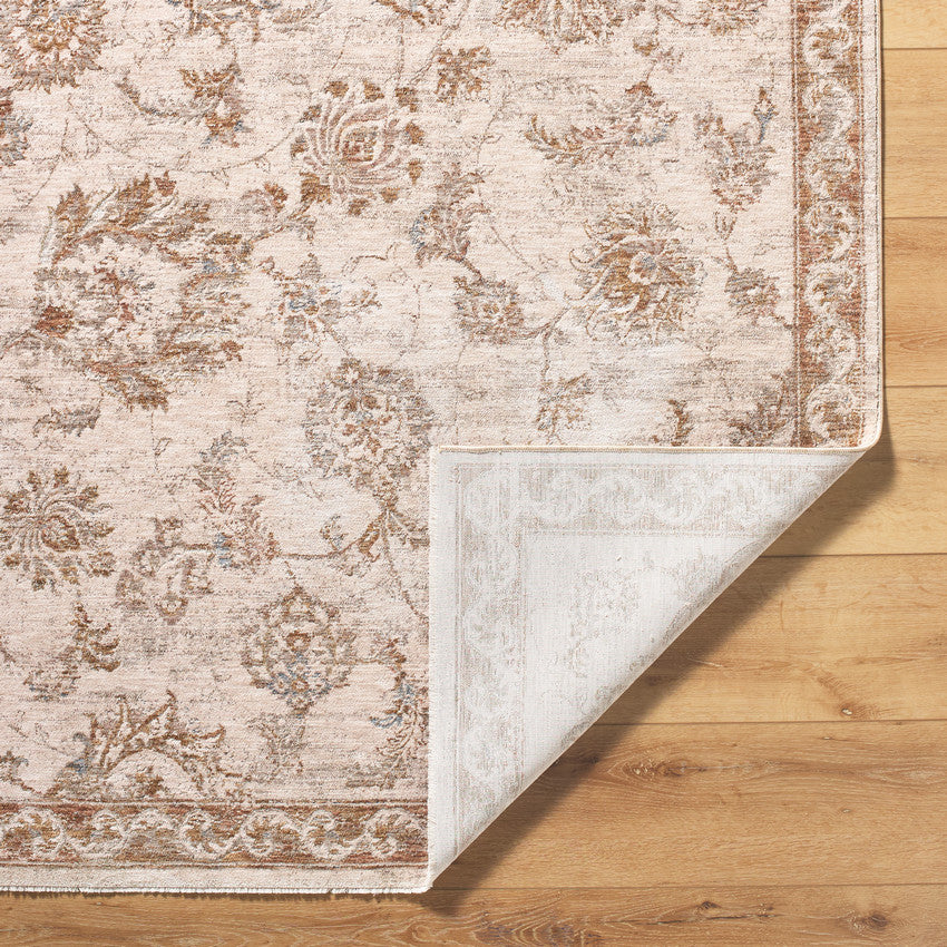 Jamell Traditional Cream Area Rug