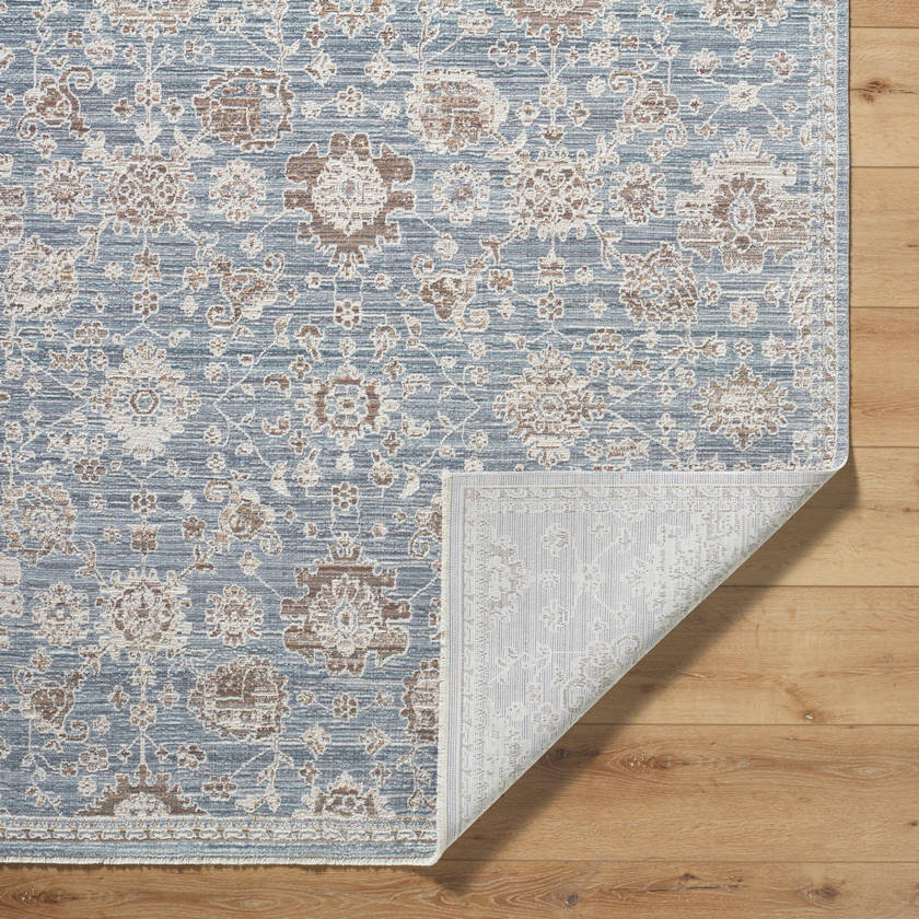 Joya Traditional Denim Area Rug