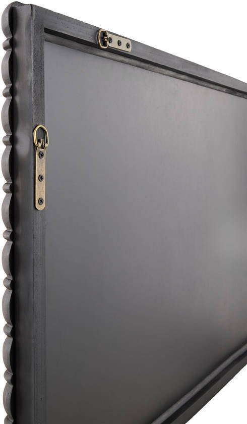 Karling Blair Traditional Black Wall Mirror - Galey Alix x Livabliss