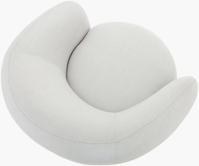 Finlayson Ivory/Brown Accent Chair - Galey Alix x Livabliss