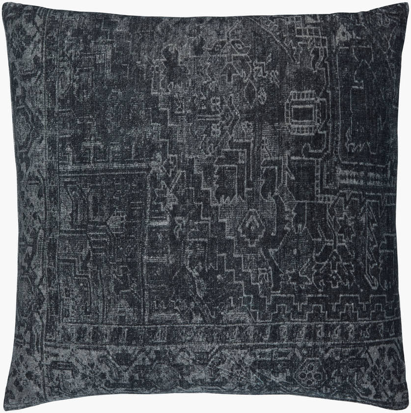 Toole Charcoal Pillow Cover - Galey Alix x Livabliss