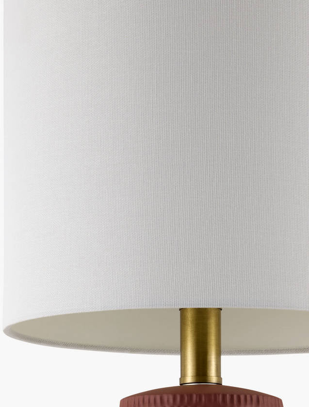 Laneesha Rustic Brick Table Lamp