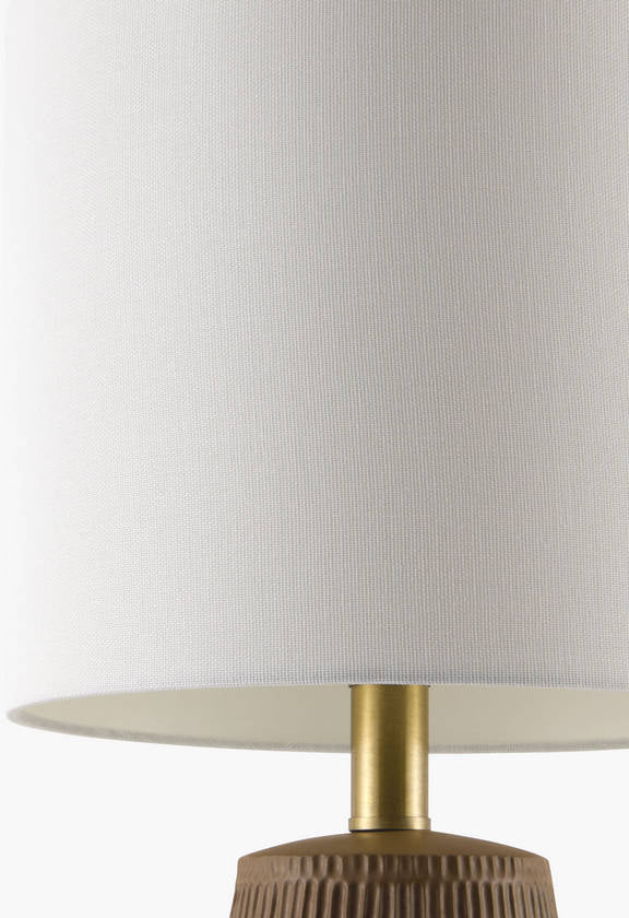 Laneesha Rustic Brown Table Lamp