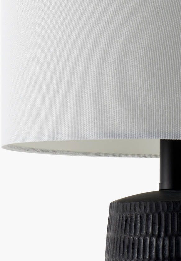 Laneesha Rustic Black Table Lamp