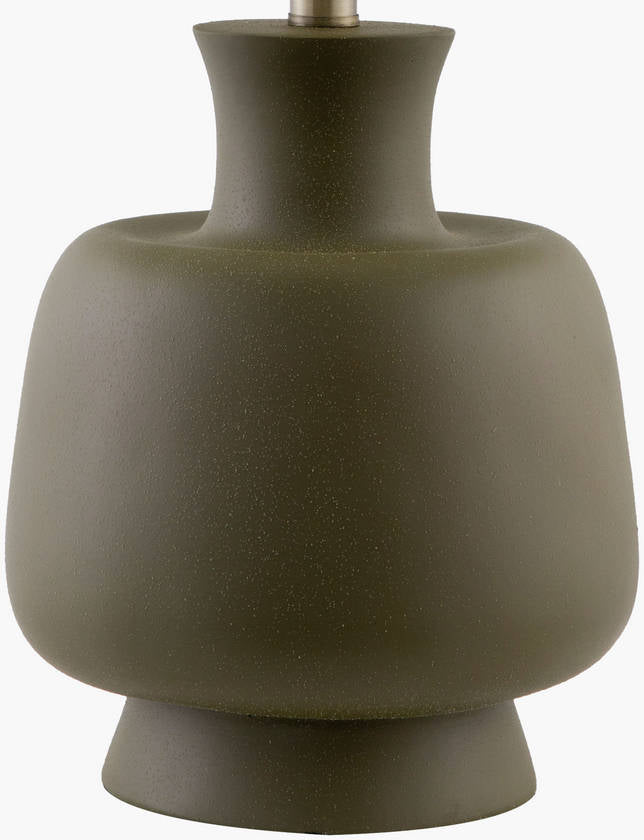 Ginny Traditional Green Table Lamp