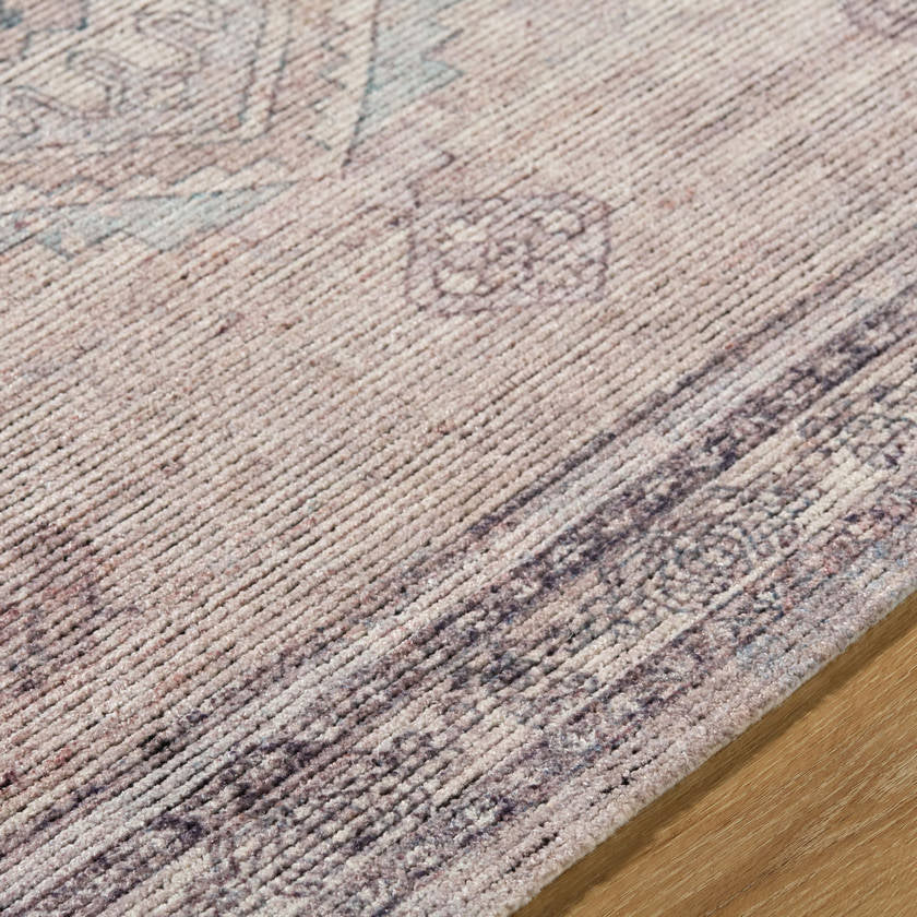 Luverne Traditional Dusty Rose Area Rug