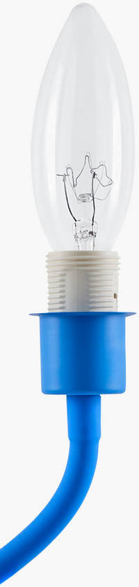 Shaquela Modern Dark Blue Table Lamp