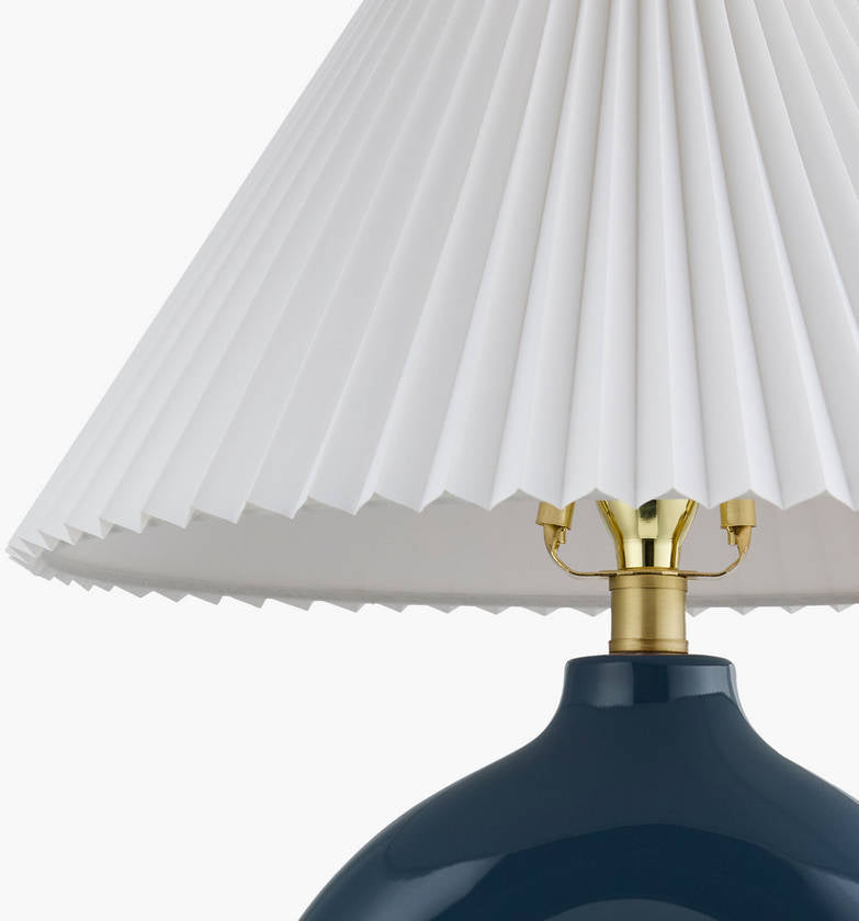 Mylinda Traditional Dark Blue Table Lamp
