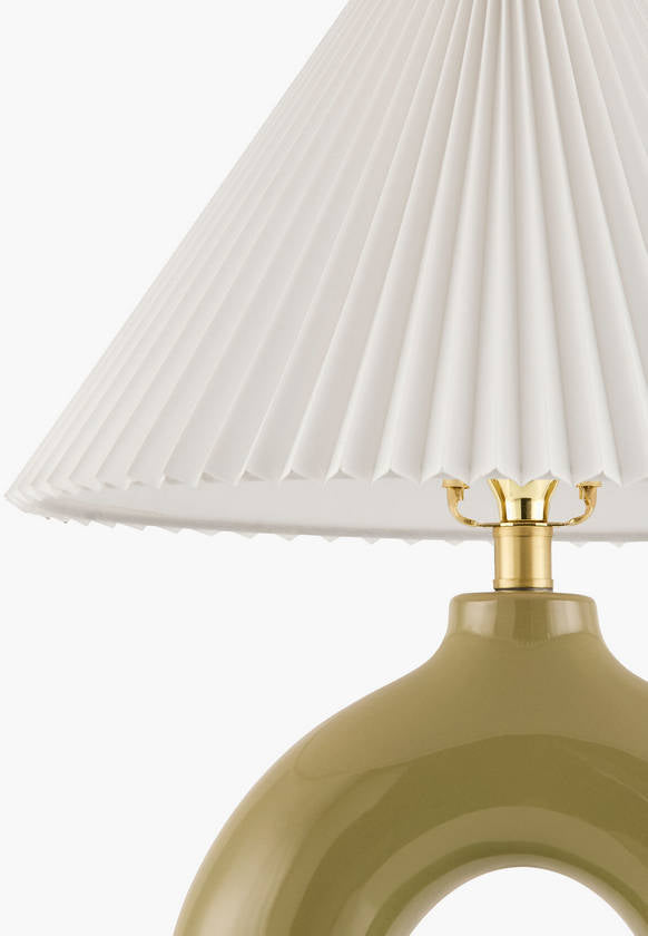 Mylinda Traditional Green Table Lamp