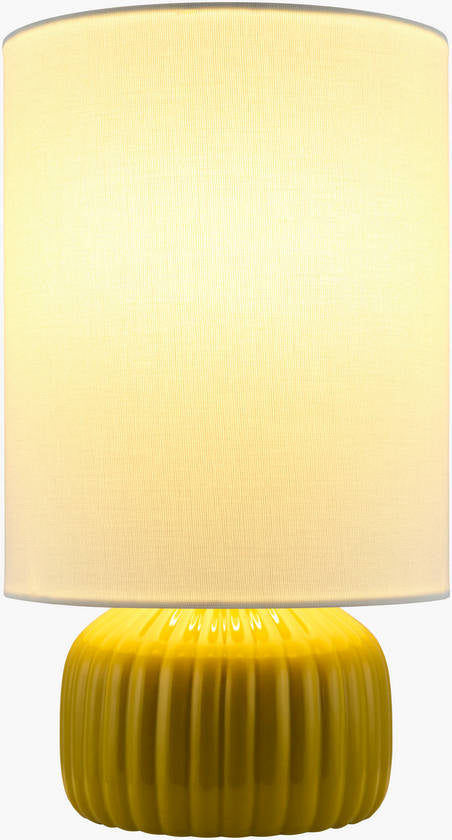 Ashton Traditional Yellow Table Lamp