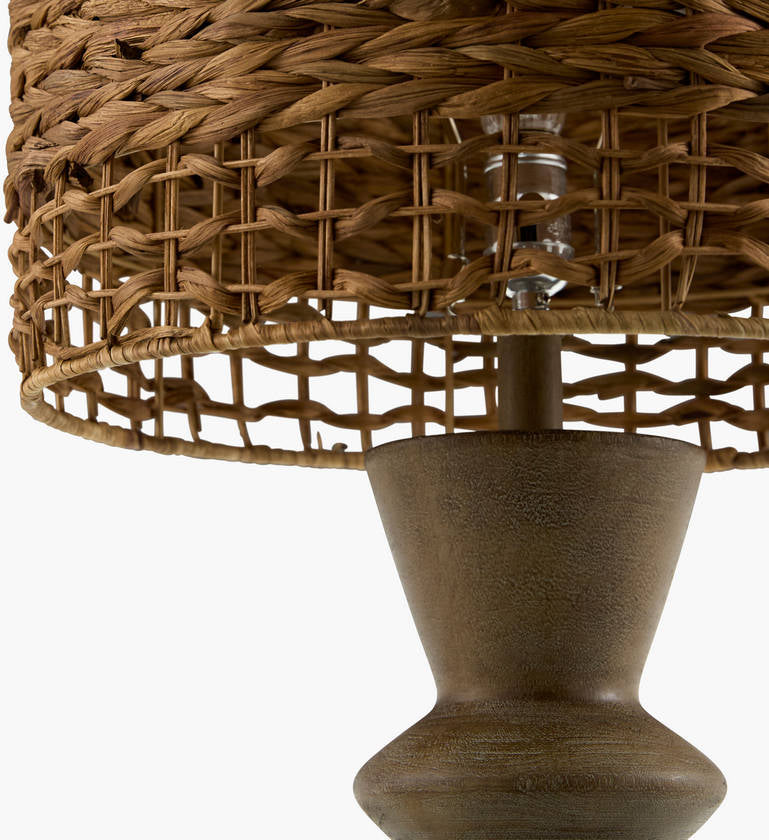 Domenick Traditional Dark Brown Table Lamp