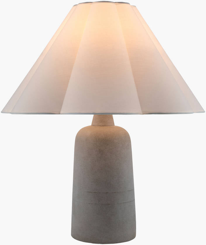 Delecia Traditional Gray Table Lamp