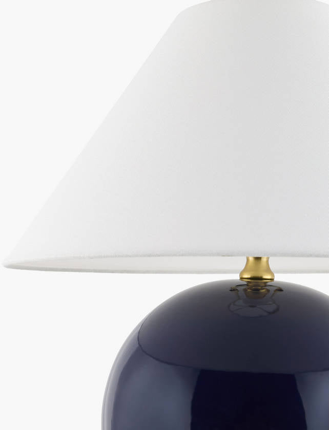 Shareka Traditional Dark Blue Table Lamp